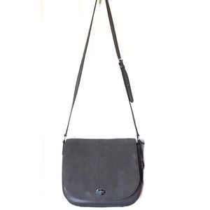 POLO RALPH LAUREN Leather and Suede Crossbody